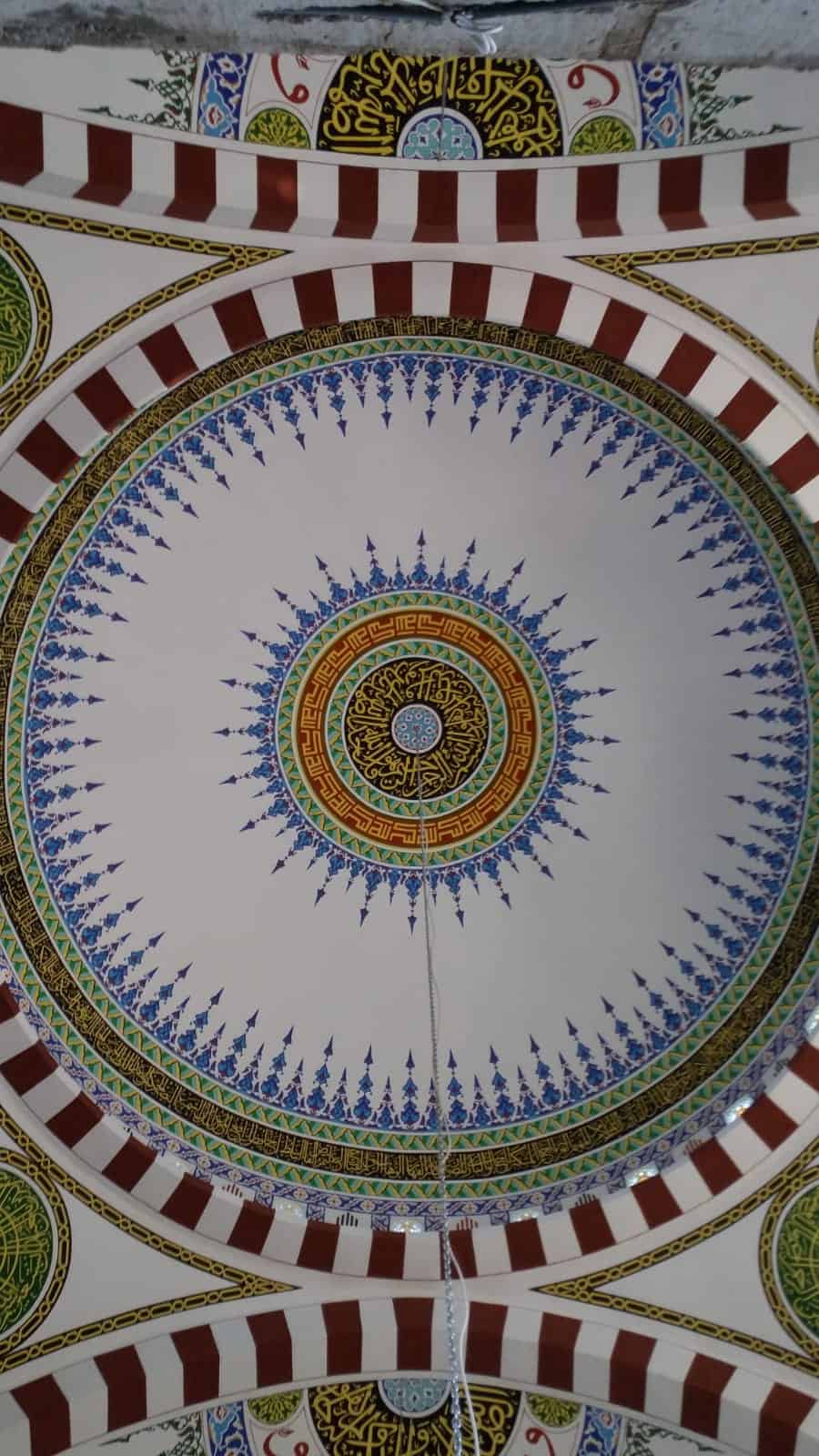 Cami Hat Sanatı Nakkaş-003 -  Cami İçi Süsleme Sanatı