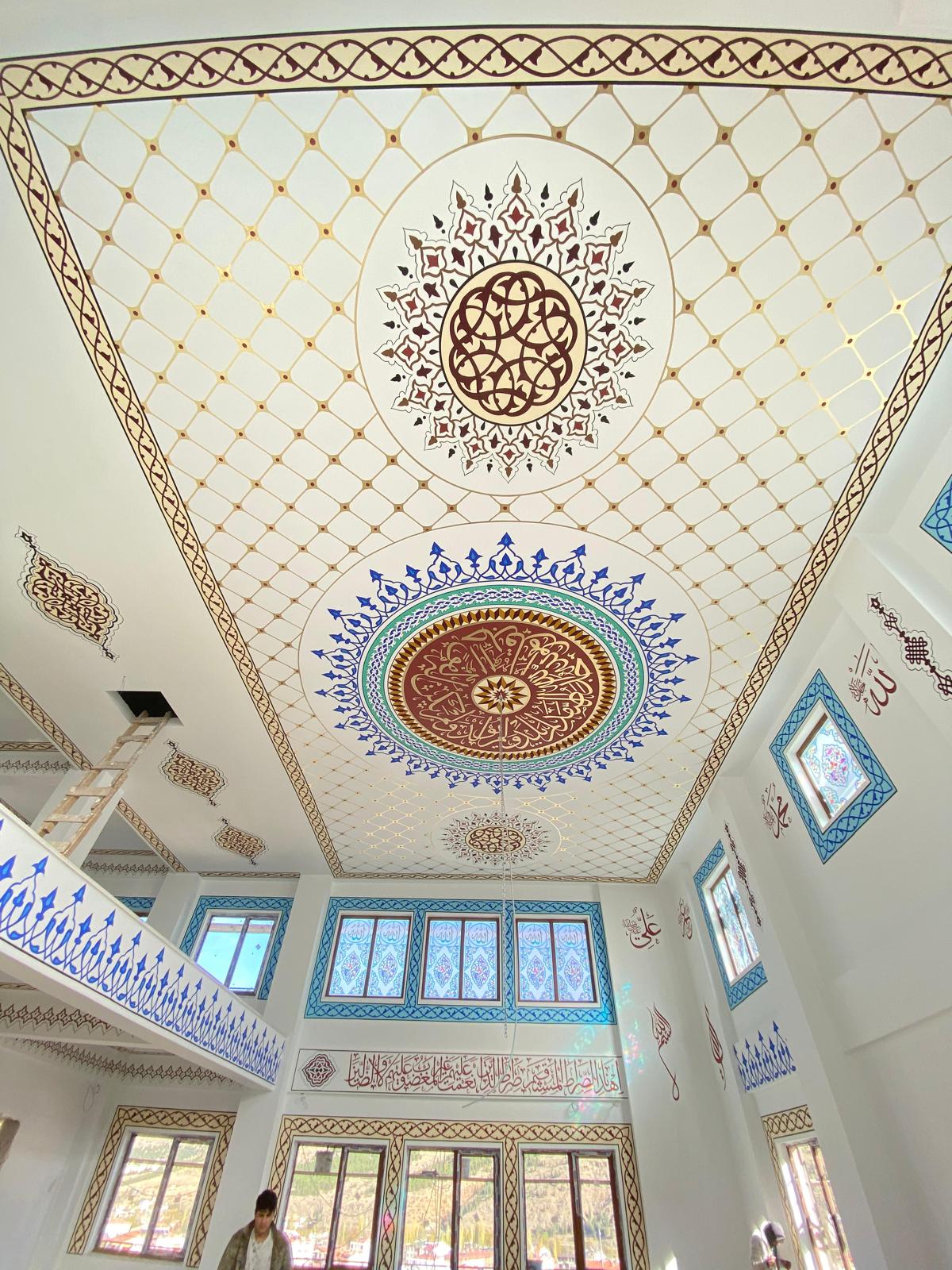 Cami Hat Sanatı Nakkaş-007 - Cami İçi Nakkaşları