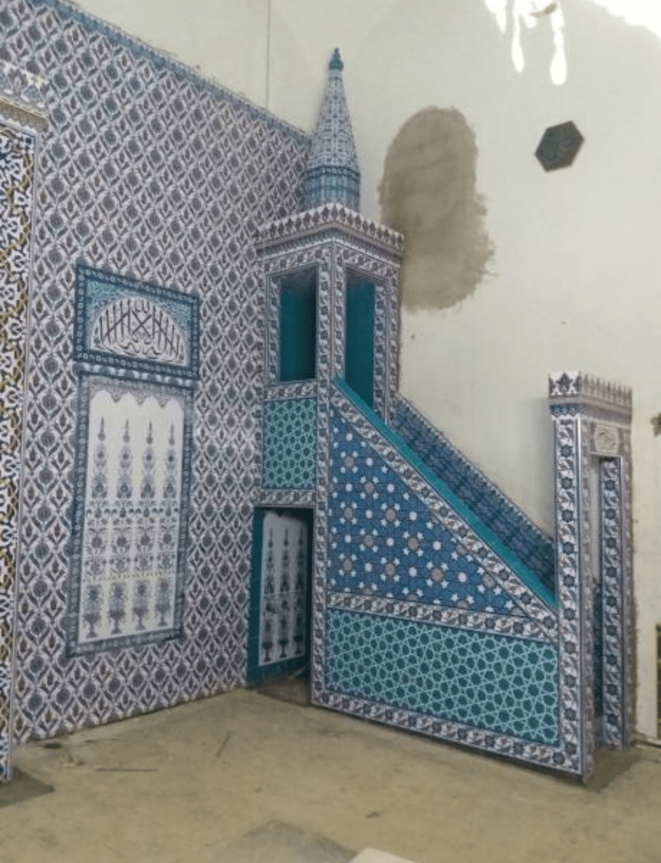Cami Çini Minber - 28, Kütahya Çini Cami Minberi
