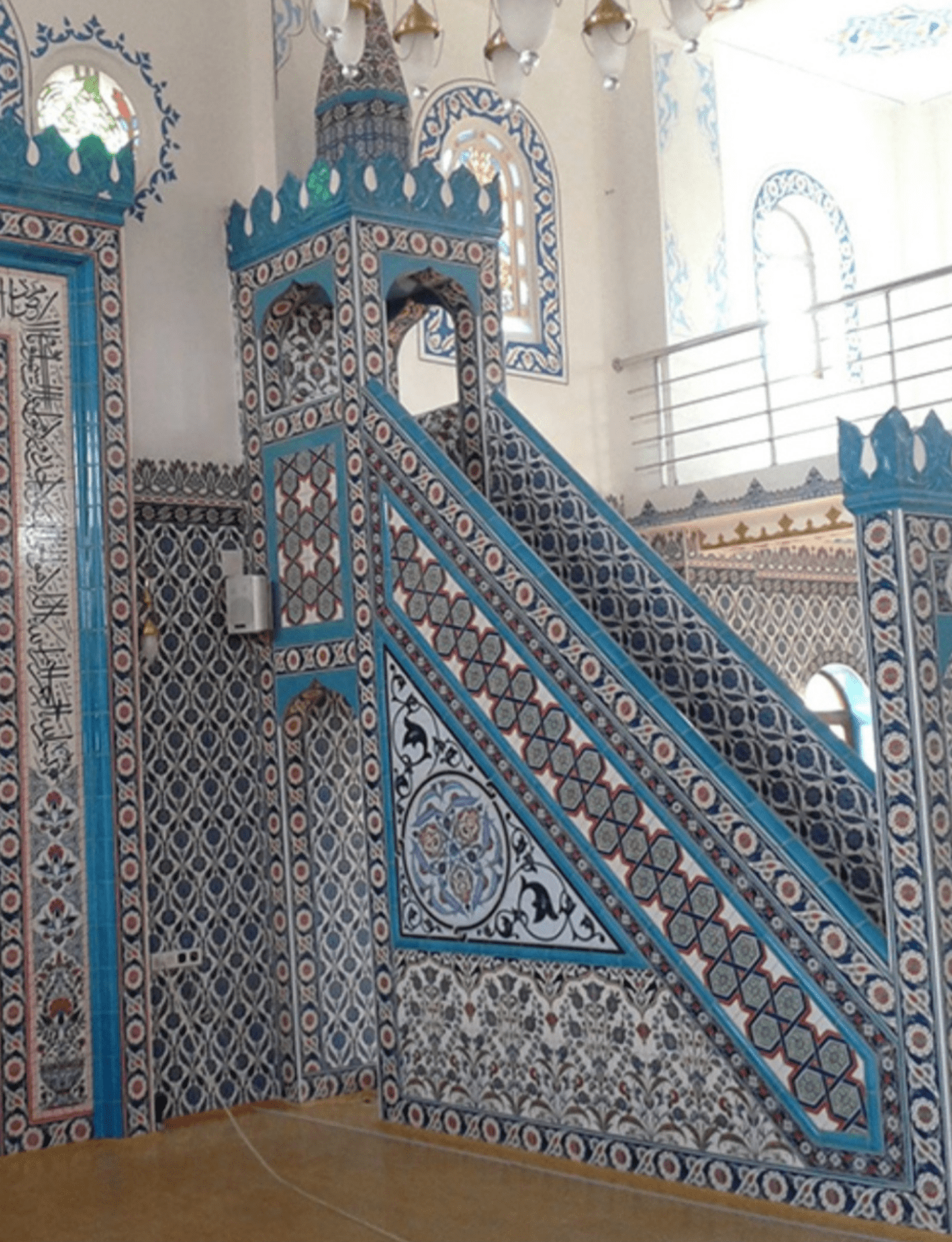 Cami Çini Minber - 51, Kütahya Çini Minber Modelleri